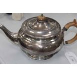 SILVER CIRCULAR TEAPOT