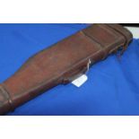 LEATHER LEG O' MUTTON GUN CASE