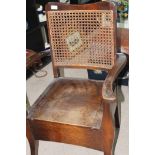 COMMODE CHAIR 
and another chair