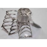 PAIR OF SILVER TOAST RACKS
maker Atkin Bros, Sheffield,