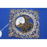 HEBDOMAS PATTERN POCKET WATCH 
also silver photograph frame mount and a gilt guard chain (3)