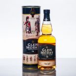 GLEN  MORAY 16 YEAR OLD
Single Speyside Malt Whisky. 70 cl, 40% volume. In tin.