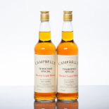 CAMPBELL'S 100 PROOF TOMINTOUL BLENDED
Blended Scotch Whisky. 70 cl, 57% volume. 2 bottles.