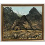 * JIM NICHOLSON,
THE LOST VALLEY, GLENCOE
oil on canvas board, signed, further attributed,