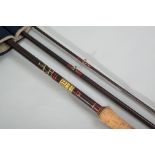 HARDY GRAPHITE SALMON FLY DELUXE FOURTEEN FEET ROD
with cork handle and original canvas bag