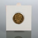 GOLD GEORGE IV FULL SOVEREIGN DATED 1825
with shield back