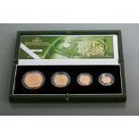 UNITED KINGDOM GOLD PROOF FOUR-COIN SOVEREIGN COLLECTION DATED 2003
comprising a £5 coin,