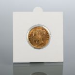 GOLD YOUNG HEAD VICTORIA FULL SOVEREIGN DATED 1871