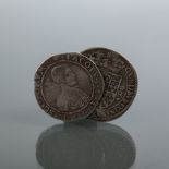 TWO JAMES VI SILVER COINS
one a shilling