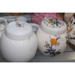 SELECTION OF CERAMICS
including a painted floral eggshell teacup,