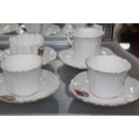 COLLECTION OF CRESTED SCOTTISH TEACUPS 
each decorated with the crest of a Scottish city,