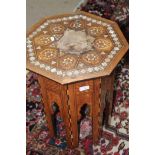 ISLAMIC OCTAGONAL OCCASIONAL TABLE 
lacking m.o.