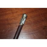 ARGYLL & SUTHERLAND HIGHLANDERS SWAGGER STICK
mounted in white metal, with insignia,