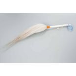 IVORY HANDLED FLY WHISK
the handle modelled as a male head,