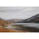 * IAN MCNAB,
LOCH LEVEN AND PAP OF GLENCOE
oil on board, signed and dated '89,