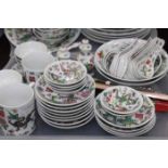MODERN CHINESE DINNER SERVICE
all in famille rose style decoration with dragons and pheonixes,