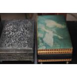 TWO DECORATIVE JEWELLERY BOXES