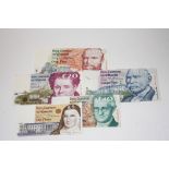 A SET OF IRISH SERIES CURRENCY BANK NOTE