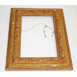 A pair of gilt picture frames, 19th cent