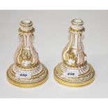 A PAIR OF 19TH CENTURY PORCELAIN COMPORT