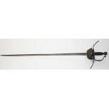 AN ALL STEEL HILTED RAPIER,