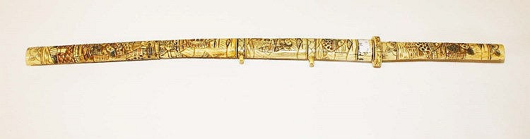 A JAPANESE SWORD,