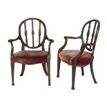 A FINE PAIR OF GEORGE III PERIOD MAHOGAN