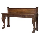 A FINE WILLIAM IV PERIOD MAHOGANY SIDE O