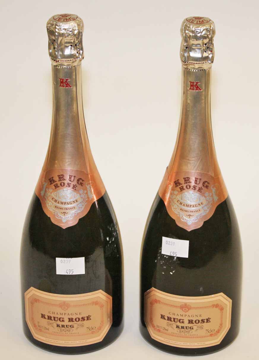 KRUG ROSE NV,   2 bottles. (2)