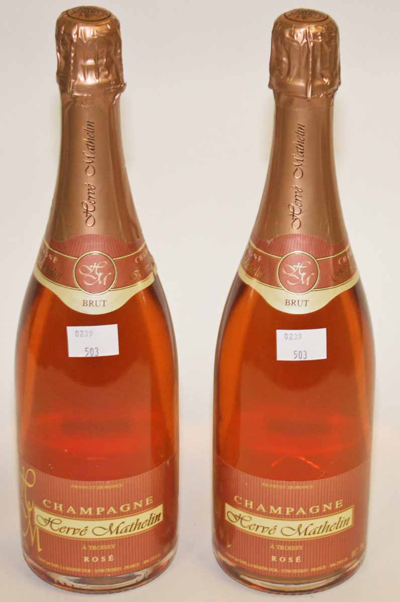 HERVE MATHELIN ROSE N.V,  6 bottles. (6)