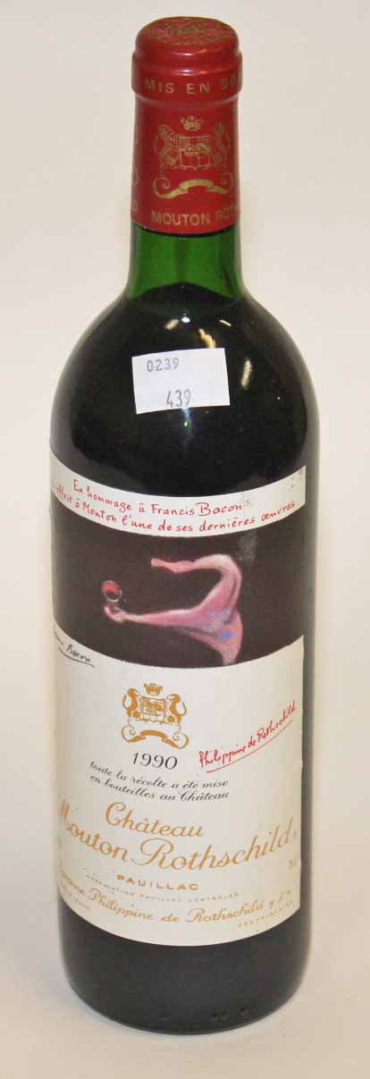 BORDEAUX  Ch Mouton Rothschild 1990, 1er