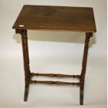A 19TH CENTURY OAK OCCASIONAL TABLE,
or