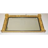 A FINE IRISH RECTANGULAR REGENCY GILT WO