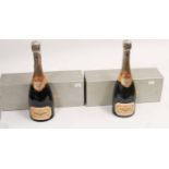 KRUG ROSE N.V,  4 bottles in presentatio