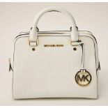 A VERY ATTRACTIVE MICHAEL KORS WHITE LEA