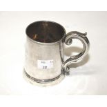 A GEORGE I SILVER TANKARD,   London 1721