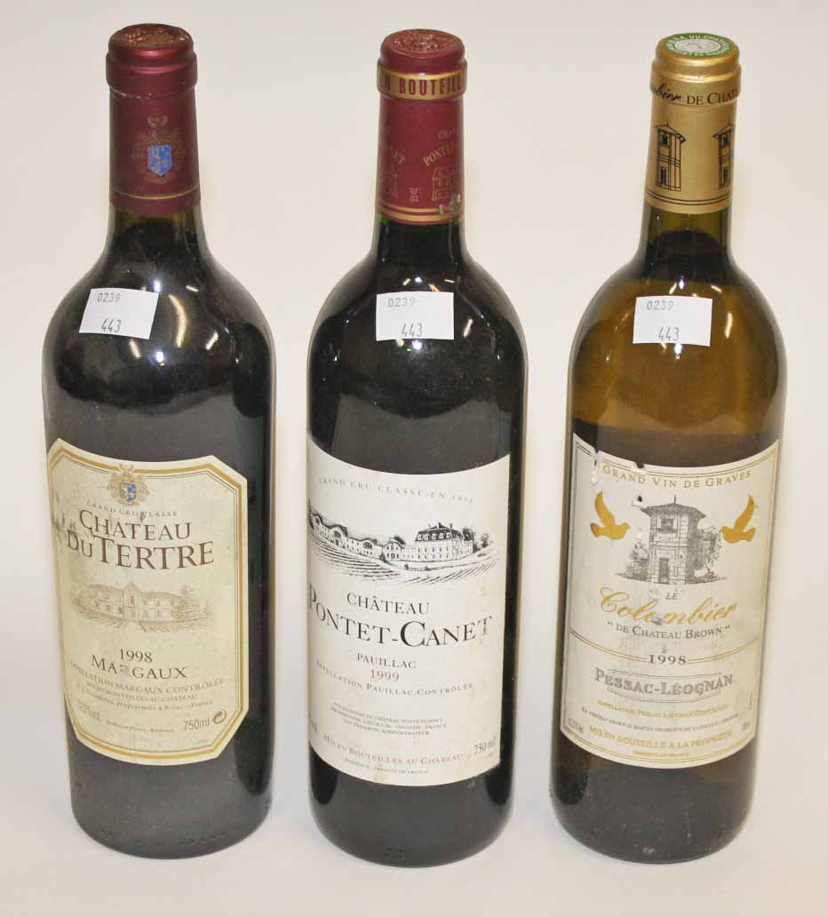 MIXED LOT BORDEAUX,  Ch Palmer 1999, Ch