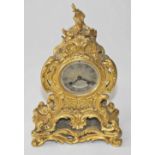 A 19TH CENTURY FRENCH ORMOLU MANTEL CLOC