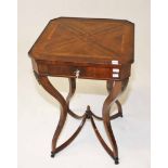 AN ITALIAN CENTRE TABLE OR LADIES WORK T