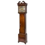 A FINE IRISH GEORGIAN MAHOGANY LONG CASE CLOCK, 
by Richard Goggin of Dublin,