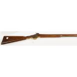 AN IRISH PERCUSSION SPORTING GUN, 
by Trulock of Dublin, 30in (76cm) barrel with front sight,