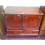 A CHIPPENDALE STYLE MAHOGANY BLANKET CHEST, 
20th cenury,