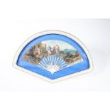 AN EARLY 19TH CENTURY CONTINENTAL FAN,