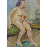 EDITH MORGAN (20TH/21ST CENTURY)
Nude Study, O.O.B., 15in (38cm)h x 10in (26cm).