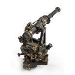 AN OXIDISED BRASS THEODOLITE,
Casella London No. 4971, with 10.