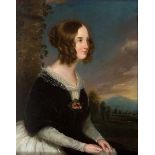 19TH CENTURY IRISH SCHOOL, 
Portrait of a Lady,