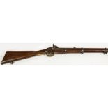 A TOWER 1862 VICTORIAN TWO BAND PERCUSSION CARBINE,
with 24in (61cm) barrel,