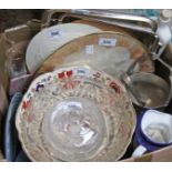 A LARGE BOX OF MISCELLANEOUS ITEMS,