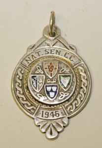 AN ALL IRELAND 1946 TIPPERARY SILVER NATIONAL CROSS COUNTRY MEDAL, 
won by Tipperary,