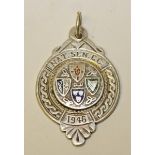 AN ALL IRELAND 1946 TIPPERARY SILVER NATIONAL CROSS COUNTRY MEDAL, 
won by Tipperary,